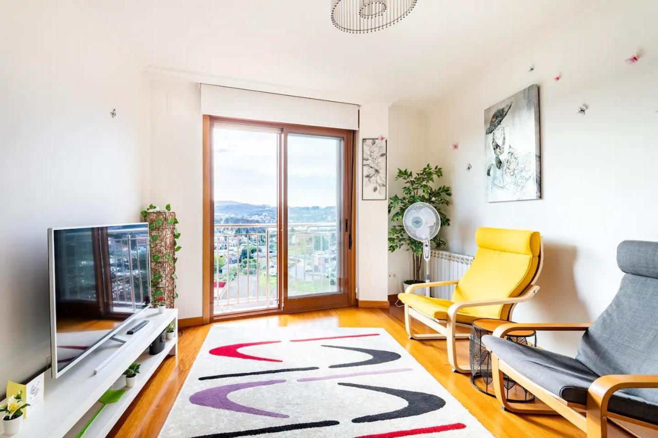 Apt Soleado Y Silencioso - Garaje- A 17 Min Andando Del Centro De Pontevedra Ngoại thất bức ảnh